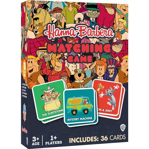 MasterPieces Offiziell lizenziertes Hanna-Barbera-Kartenspiel für Kinder und Familien von MasterPieces