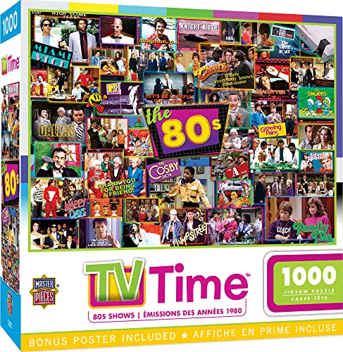 MasterPieces TV Time Puzzles Collection – 80er Jahre Shows 1000 Teile Puzzle von MasterPieces
