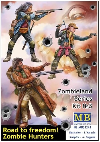 Masterbox 1:35 - Zombieland, Kit Nr. 3.Zombiejäger von Master Box Ltd.