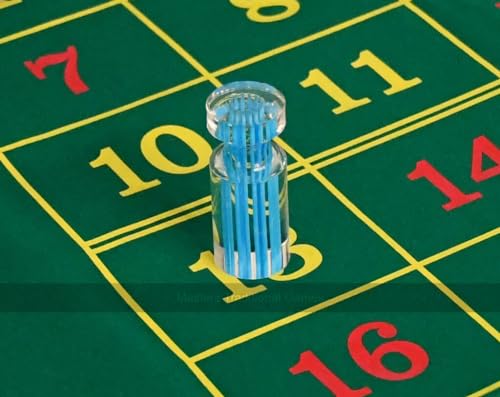 Masters Traditional Games Transparent Roulette Win Marker/Dolly - Acrylic - 60mm Tall - Used to Mark The Winning Number on a Roulette Layout von Masters Traditional Games