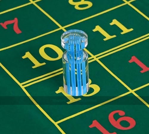 Transparent Roulette Win Marker/Dolly - Acrylic - 60mm Tall - Used to Mark The Winning Number on a Roulette Layout von Masters Traditional Games