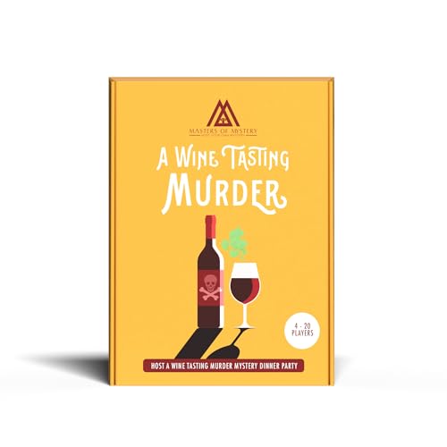 Physisch Box-Kit - Replay-able A Wine Tasting Thema Murder Geheimnis Spiel-Kit Englisch 4-20 Spieler von Masters of Mystery