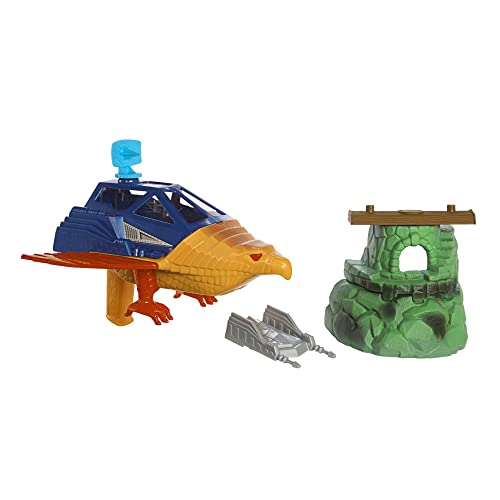 MASTERS OF THE UNIVERSE ORIGINS - Point Dread und Talon Fighter Spielset mit Radarschüssel und Kanone, vielseitige Spielmöglichkeiten, für MOTU-Fans ab 6 Jahren, HKM63 von Masters of the Universe