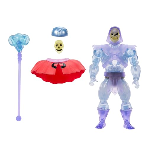 Masters of Universe Origins Actionfigur Invisible Skeletor aus der Cartoon-Kollektion, ca. 14 cm groß, Bösewicht aus der TV-Serie der 1980er, Klares Design mit zahlreichen Details und Alternativgesicht, JBM86 von Masters of the Universe