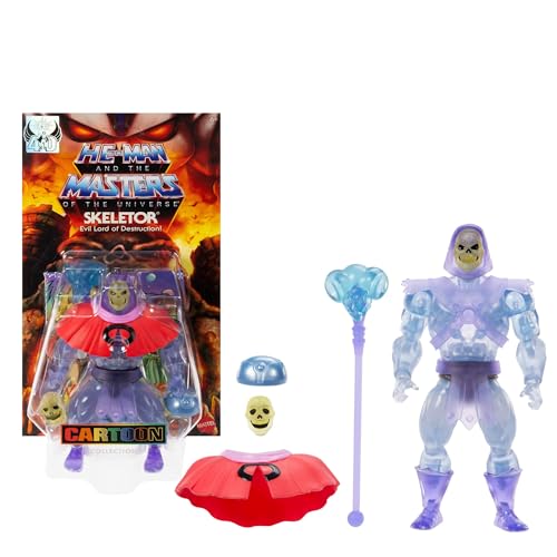 Masters of Universe Origins Actionfigur Invisible Skeletor aus der Cartoon-Kollektion, ca. 14 cm groß, Bösewicht aus der TV-Serie der 1980er, Klares Design mit zahlreichen Details und Alternativgesicht, JBM86 Masters of Universe Origins Actionfigur Invisible Skeletor aus der Cartoon-Kollektion, ca. 14 cm groß, Bösewicht aus der TV-Serie der 1980er, Klares Design mit zahlreichen Details und Alternativgesicht, JBM86 von Masters of the Universe