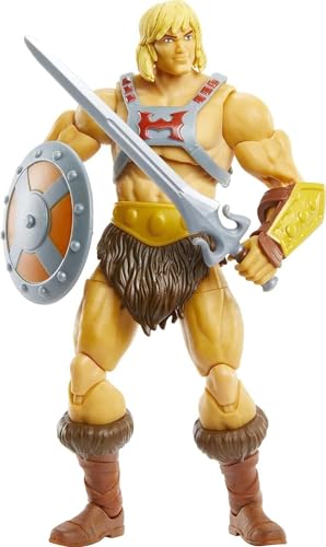 Masters of the Universe Masterverse Revelation He-Man Action Figure, 7-in MOTU Battle Figure for Storytelling Play, Gift Age 6+ And Adult Collectors, GYV09 von Masters of the Universe