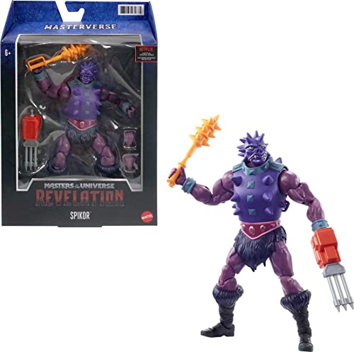 Masters of the Universe GYV14 - Masterverse Revelation Spikor Actionfigur, ca. 18 cm groß, Figuren zum Spielen und Sammeln, Spielzeug ab 6 Jahren von Masters of the Universe