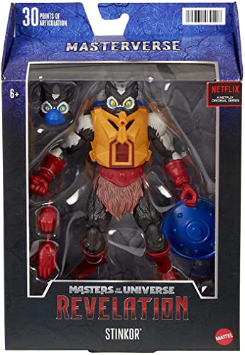 Masters of the Universe Masterverse Stinkor Action Figure 7-in MOTU Battle Figures for Storytelling Play and Display, Gift for Kids Age 6 and Older and Adult Collectors, MOTU Collectors von Masters of the Universe