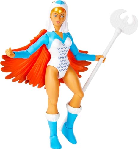 Masters of the Universe HDR91 - Origins Sorceress Actionfigur, ca. 14 cm große Actionfiguren, MOTU Figuren zum Spielen und Sammeln, Spielzeug Geschenk fürKinder ab 6 Jahren und erwachsene Sammler von Masters of the Universe