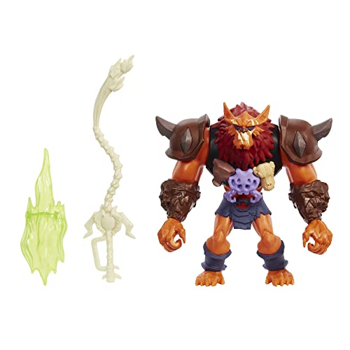 Masters of the Universe HDY36 - Beast Man Action-Figur mit Power Attacke und 2 Zubehörteilen, inspiriert von der MOTU Netflix Zeichentrickserie, Sammelspielzeug für Kinder ab 4 Jahren und älter von Masters of the Universe