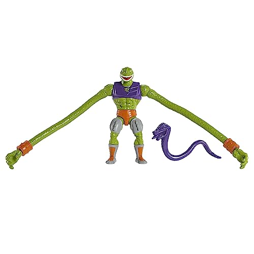 MASTERS OF THE UNIVERSE Snake Men Sssqueeze - Schlangenmensch Bösewicht mit beweglichen 18 cm großen Figuren, inklusive Zubehörteil, perfekt zum Sammeln und Spielen, HLB53, HKM78 von Masters of the Universe