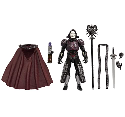 MASTERS OF THE UNIVERSE Masterverse Skeletor Actionfigur - 30 bewegliche Gelenke, 2 Köpfe, 2 Paar Hände, Schwert, Havoc Staff, kosmischer Schlüssel, für Sammler ab 6 Jahren, HLB56 von Masters of the Universe