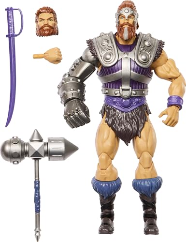 Masters of the Universe Masterverse Actionfigur ca. 18 cm, New Eternia Fisto, MOTU Spielzeugheld mit Eisenfaust, 30 Bewegungspunkte, JBP76, [Mehrfarbig] von Masters of the Universe