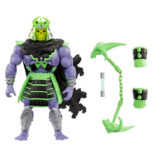 Masters of the Universe MOTU Origins Turtles of Grayskull Skeletor bewegliche Actionfigur, Teenage Mutant Ninja und Masters of the Universe Crossover mit Accessoires, HTH14 von Masters of the Universe