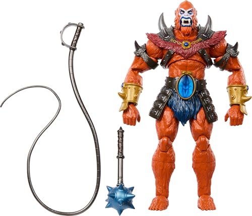 Masters of the Universe Masterverse Actionfigur ca. 18 cm, New Eternia Beast Man, MOTU Spielzeug-Bösewicht, Handlanger von Skeletor, 30 Bewegungspunkte, JBP80 von Masters of the Universe