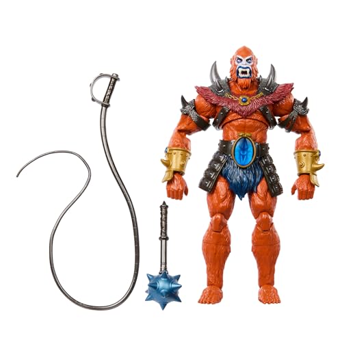 Masters of the Universe Masterverse Actionfigur ca. 18 cm, New Eternia Beast Man, MOTU Spielzeug-Bösewicht, Handlanger von Skeletor, 30 Bewegungspunkte, JBP80 von Masters of the Universe