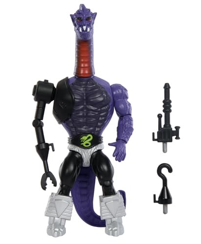 Masters of the Universe Origins Actionfigur, Terroar Sammelfigur, MOTU Alien-/Schlangenmensch-Bösewicht, 16 bewegliche Gelenke, ca. 14 cm mit Zubehörteilen, HYD34 von Masters of the Universe