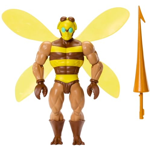 Masters of the Universe Origins Actionfigur Buzz-Off aus der Cartoon-Kollektion, ca. 14 cm groß, aus dem TV der 1980er, Anführer der Bienen mit Flügeln und Brille mit Wurfspeer, JBM88 Masters of the Universe Origins Actionfigur Buzz-Off aus der Cartoon-Kollektion, ca. 14 cm groß, aus dem TV der 1980er, Anführer der Bienen mit Flügeln und Brille mit Wurfspeer, JBM88 von Masters of the Universe