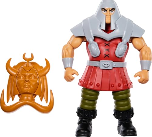 Masters of the Universe Origins Actionfigur Ram Man aus der Cartoon-Kollektion, ca. 14 cm groß, MOTU Ram-Figur aus dem TV der 1980er, detailreiches Design und Zubehör, JBM77 von Masters of the Universe