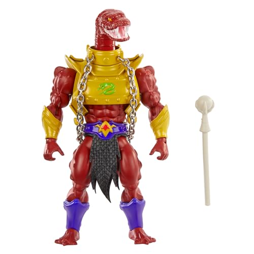 Masters of the Universe Origins-Actionfigur Vypor-Sammelfigur, ca. 14 cm großes Motu Bösewicht-Schlangenmenschen Spielzeug mit 16 beweglichen Gelenken und Zubehör, HYD42 von Masters of the Universe