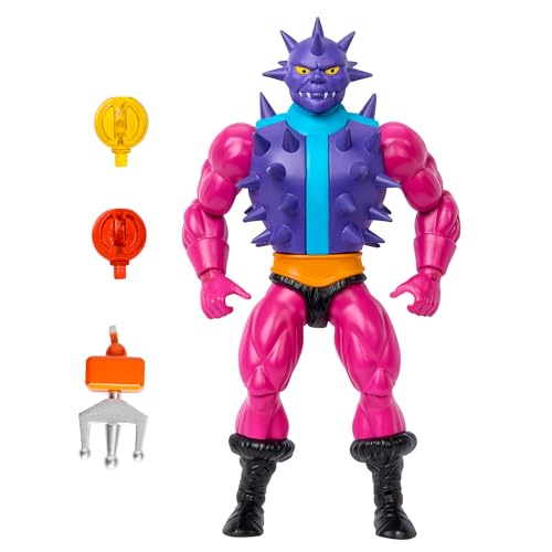 Masters of the Universe Origins-Spielzeug, Spikor-Actionfigur aus der Cartoon-Kollektion, ca. 14 cm großer Motu-Schurke, 16 Bewegungspunkte, Krallenhand und Spielteile, HYD40 von Masters of the Universe