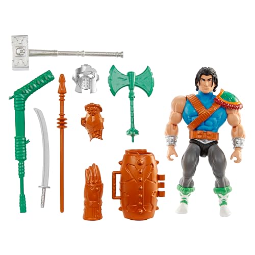 Masters of the Universe Origins Turtles of Grayskull Casey Jones Actionfigur-Spielzeug, 16 Bewegungspunkte, Rüstung und Waffen, TMNT & MOTU Crossover, HTH16, [Mehrfarbig] von Masters of the Universe