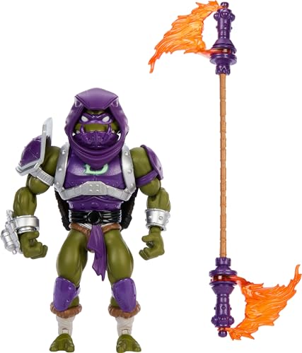 Masters of the Universe Origins Turtles of Grayskull Donatello Reptile Wars Bewegliche Actionfigur, Teenage Mutant Ninja und MOTU Crossover Donnie-Spielzeug, JBM98, [Mehrfarbig] von Masters of the Universe