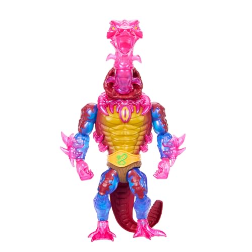 Masters of the Universe Origins Turtles of Grayskull Rattlor Reptile Wars Bewegliche Actionfigur, Teenage Mutant Ninja und MOTU Crossover Helden-Spielzeug, JBN01 von Masters of the Universe