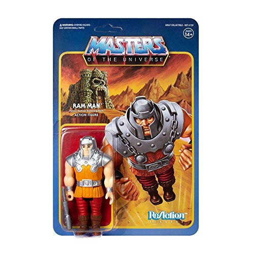 Masters of the Universe Reaction Actionfigur Ram Man (Mini Comic) von Masters of the Universe