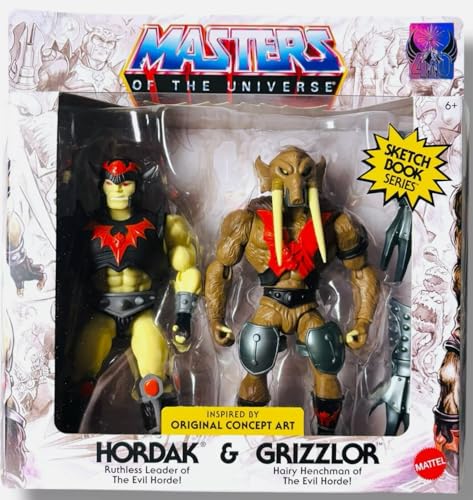 Masters of the Universe Skizzenbuch-Serie Hordak & Grizzlor von Masters of the Universe