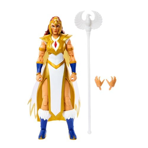 Masters of the Universe: Revolution Masterverse Zauberin Teela Actionfigur, Deluxe-Sammelfigur mit 30 Bewegungspunkten, magischem Zepter und weichem Umhang, MOTU-Spielzeug, HYC45 von Masters of the Universe