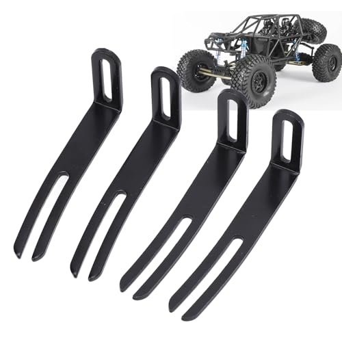 4pcs RC Car Shell Body Mount, L -Halterung Eisen Einstellbarer Vorderer Anti -Kollision RC Shell Body Mount Bracket für 1/10 Crawler von Masyrt