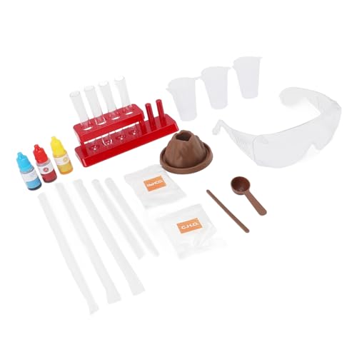 Bildungsvulkan -Wissenschafts -Kit für Kinder, STEM Project Toys Science Experimente Kit, Inspiriert von Echten Vulkanausbrüchen, Geeignet für Schul- oder Heim -Experimente von Masyrt