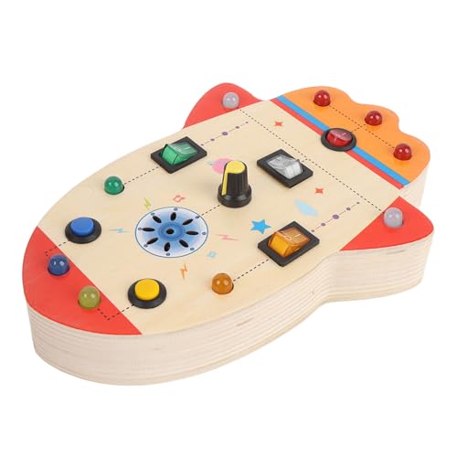 Masyrt Circuit Board Sensorisches Spielzeug, Hölzernes Switch Light -Spiel für Kinder, Bildungsspielzeug mit Einzigartigem Switch -Design Stimuliert Kreativität und Lernen Masyrt Circuit Board Sensorisches Spielzeug, Hölzernes Switch Light -Spiel für Kinder, Bildungsspielzeug mit Einzigartigem Switch -Design Stimuliert Kreativität und Lernen von Masyrt