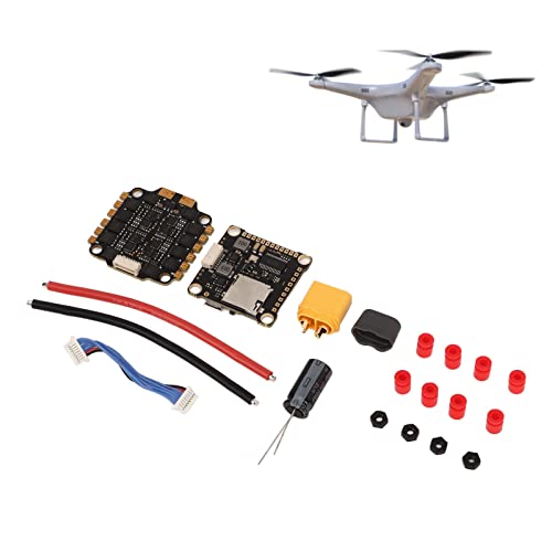 Masyrt Drohne Flight Controller, F4 V3S PLUS Flugsteuerung mit 45A 4 in 1 Brushless ESC Fly Tower Stack FPV-Drohne RC Flugzeug von Masyrt