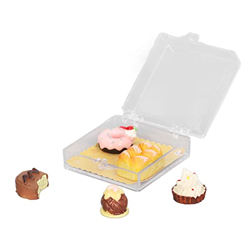 Masyrt Puppenhaus-Miniatur-Dessert-Set Im Maßstab 1:12, Hochsimuliertes Essens- und Getränkezubehör für das Puppenhaus, Mini-Puppenhaus-Geschenkartikel (A) von Masyrt