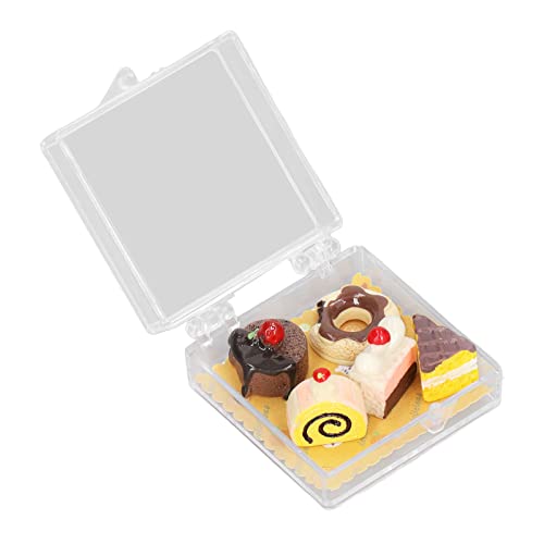 Masyrt Puppenhaus-Miniatur-Dessert-Set Im Maßstab 1:12, Hochsimuliertes Essens- und Getränkezubehör für das Puppenhaus, Mini-Puppenhaus-Geschenkartikel (Typ B) von Masyrt