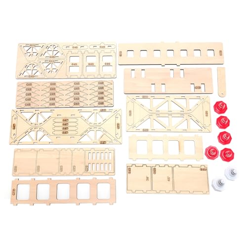 Masyrt RC -Auto -Hindernisset, Holzstraßenblock für LDARC X43 M58 1/43 RC Crawler, Hochdichte -Board Leicht zu Montieren, Realistische Hindernisse mit Hoher Simulationsleistung Masyrt RC -Auto -Hindernisset, Holzstraßenblock für LDARC X43 M58 1/43 RC Crawler, Hochdichte -Board Leicht zu Montieren, Realistische Hindernisse mit Hoher Simulationsleistung von Masyrt