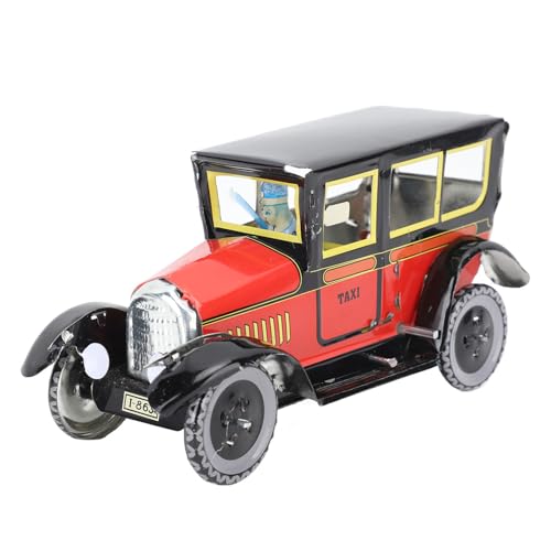 Masyrt Vintage Tinplate Wind -up -Spielzeugauto, Multifunktionales Ornament, Stilvolles Uhrwerksspielzeug mit Roter Farbe für Partygeburtstag Masyrt Vintage Tinplate Wind -up -Spielzeugauto, Multifunktionales Ornament, Stilvolles Uhrwerksspielzeug mit Roter Farbe für Partygeburtstag von Masyrt