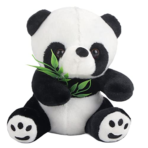 Masyrt Weihnachtsspielzeug für Puppen aus weichem Plüsch, Bär, Panda, entzückend, 15 cm, für Kinder von Masyrt