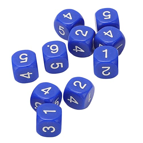 Würfelset, 20 Stück Polyedrische Würfel, 6-seitiges Würfelspiel, D6 Würfelset Würfel Würfelspiele Tischspiele, Polyedrische Würfel DND MPG Dungeons and Dragons (Blau) von Masyrt