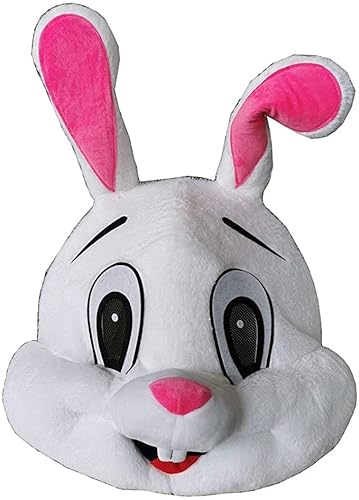 MatGui Osterhase Party Kostüm Plüsch Käfer Häschen Kostüm Tierkopf Maske Halloween Hasenkopf Maskottchen Kostüm von MatGui