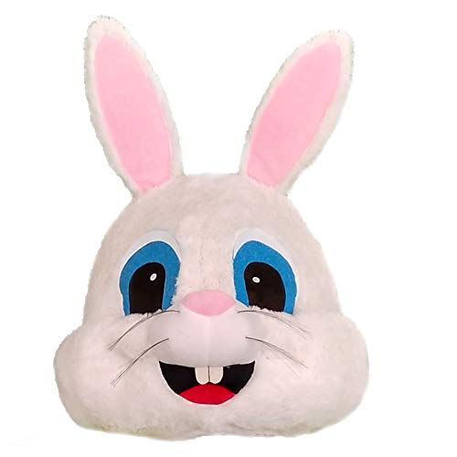 Ostern Plüsch Käfer Kaninchen Tier Kopf Maske Halloween Kaninchen Maskottchen Kostüm von MatGui