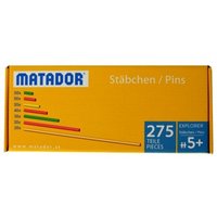 MATADOR 11215 - Explorer Stäbchen-Set, 275 Teile, Baukasten-Erweiterung, Holz, Konstruktionsbaukasten, ab 5 Jahren, Spielend lernen! von Matador