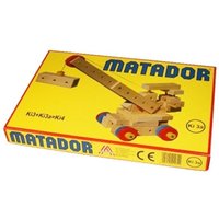 MATADOR 21131 - Maker KI3A, Baukasten, 85 Teile, Holz, Erweiterung zu M175/M263, Konstruktionsbaukasten, ab 3 Jahren, Spielend lernen! von Matador