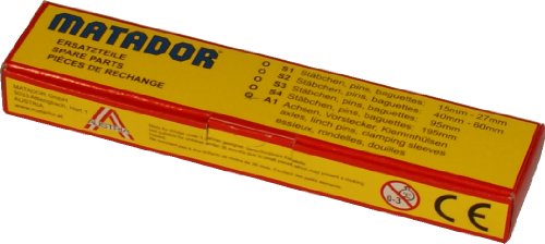 Matador Ersatzteile-Set A1 - Achsen, Vorstecker, Klemmhülsen, 86 Teile von Matador