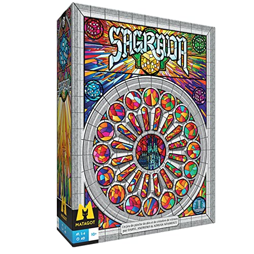 Matagot Sagrada Kartenspiel, französische Edition, ab 10 Jahren, Buntglas von Matagot