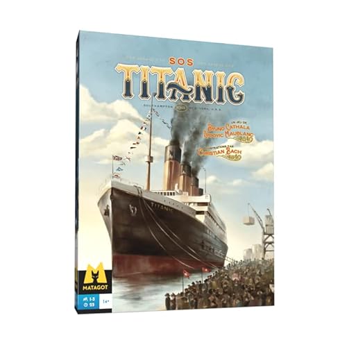 Matagot Sos Titanic Gesellschaftsspiel, für 1 bis 5 Spieler, ab 14 Jahren von Matagot