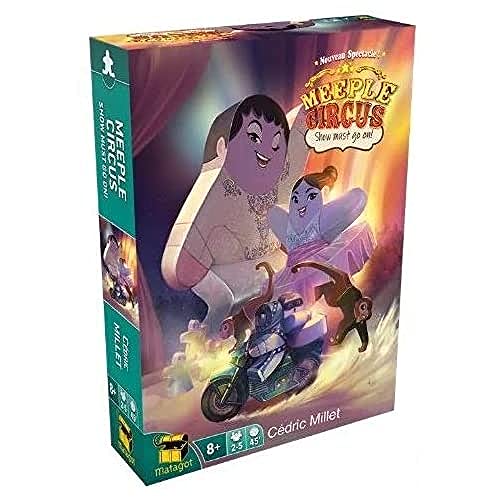 Meeple Circus The Show Must Go on EXT 2" Brettspiel von Matagot