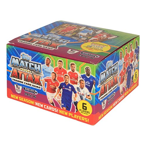 2015–16 Topps Match Attax PL - Englische Liga 50 Stück Box (300 Karten) inkl. Limited Edition Card von Match Attax